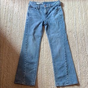 Anthropologie Pilcro Crop Denim Jean Lt Wash 26